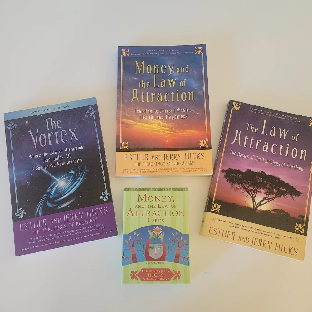 Abraham Hicks Soft Back Books and Affirmation Cards - Picture 1 of 4